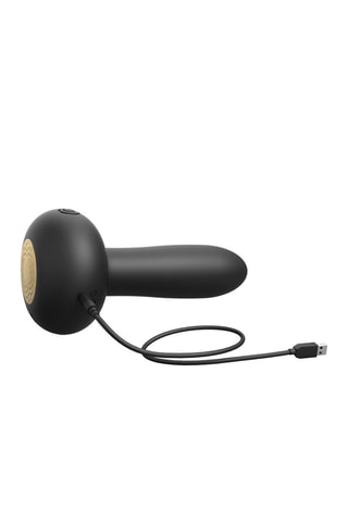 Vibromasseur télécommandé Deep Thrust - Noir - 14 cm