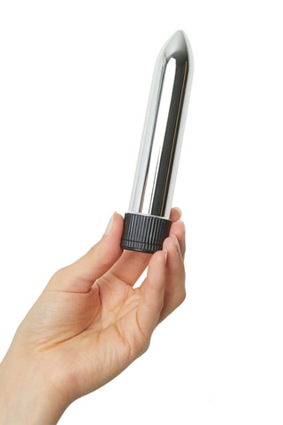 Vibromasseur Sexy Life - Argenté - 18 cm