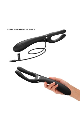 Vibromasseur waterproof Infinite Joy - Noir - 9 cm