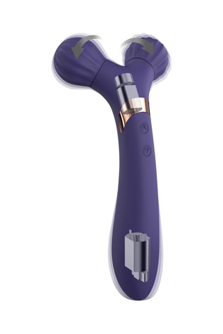 Vibromasseur Fireball - Violet - 21 cm