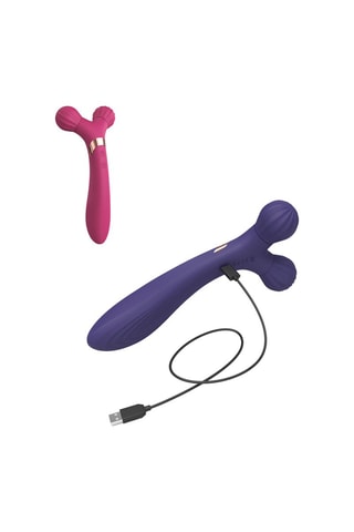 Vibromasseur Fireball - Violet - 21 cm