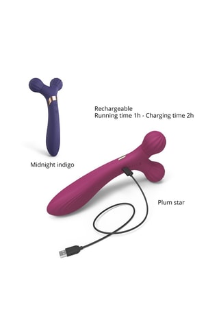 Vibromasseur Fireball - Violet - 21 cm
