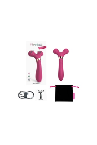 Vibromasseur Fireball - Violet - 21 cm
