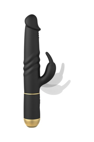 Vibromasseur Furious Rabbit 2.0 Noir - 27 cm