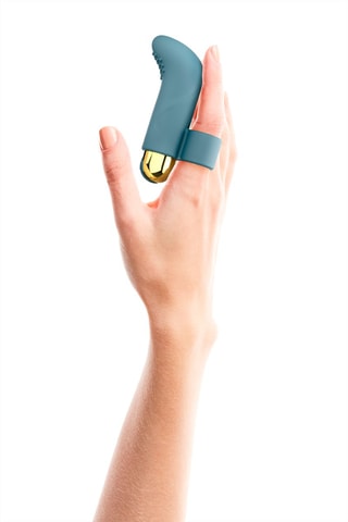 Vibromasseur Touch Me Bleu - 6 cm