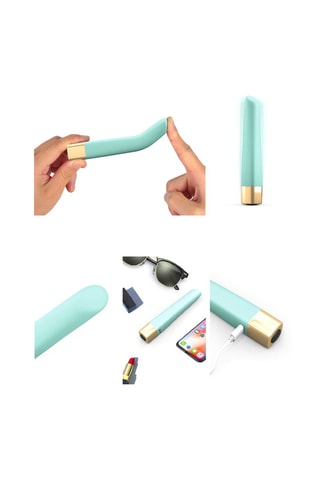 Vibromasseur Delight Me Turquoise - 12 cm