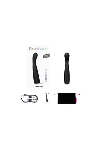 Vibromasseur Feel Me Noir - 15 cm