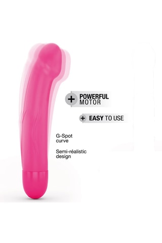 Vibromasseur Real Vibration M 2.0 Magenta - 22 cm