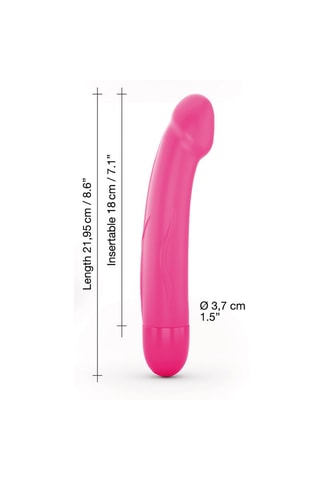 Vibromasseur Real Vibration M 2.0 Magenta - 22 cm