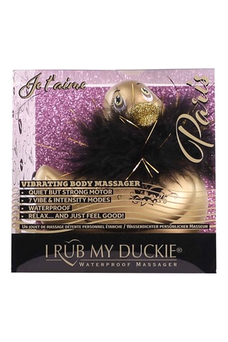 Pato vibratório Duckie 2.0 Paris Dourado