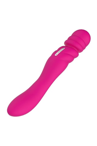 Vibromasseur double Jane Rose - 23 cm
