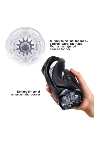 Masturbateur Deep Blow - Noir - 20 cm