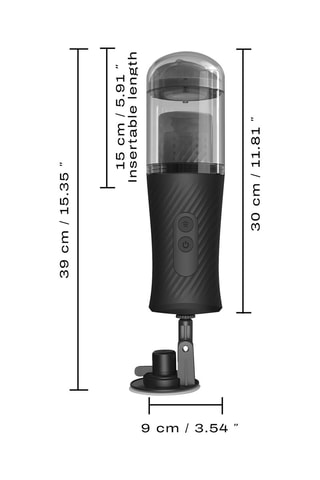 Masturbateur automatique waterproof Thrust Blow - Noir - 15 cm