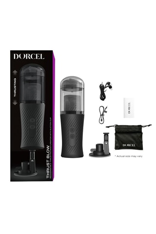 Masturbateur automatique waterproof Thrust Blow - Noir - 15 cm