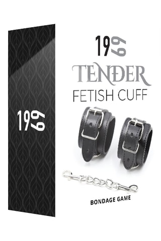 2 manchettes Tender - Noir et argenté