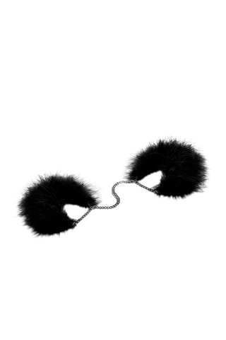 Menottes en plume Zazazu Noir