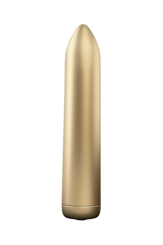 Stimulateur clitoridien Rocket Bullet - Doré - 8,7 cm