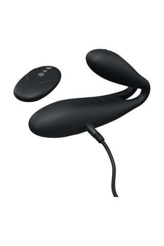 Stimulateur pour couple Multi joy - Noir - 20 cm