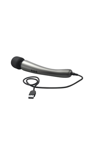 Stimulateur clitoridien Megawand Silver - Argenté - 29 cm