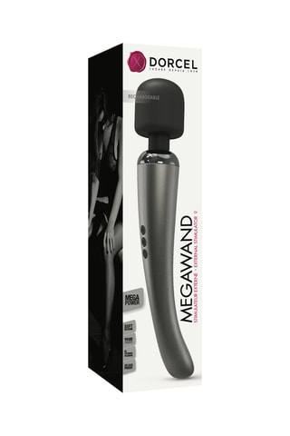 Stimulateur clitoridien Megawand Silver - Argenté - 29 cm