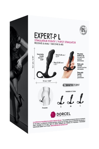 Stimulateur Expert P - Noir - 12 cm