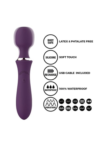 Stimulateur clitoridien waterproof Smart Wand - Violet