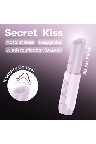 Stimulateur clitoridien Secret Kiss - Lilas