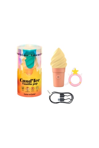 Stimulateur clitoridien Cand'Ice - Jaune