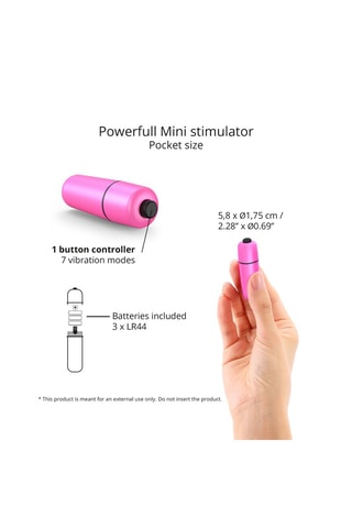 Mini stimulateur Waouhhh Rose - 5 cm