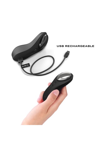 Stimulateur télécommandé Discreet Vibe + - Noir - 5 cm