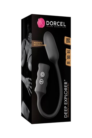 Stimulateur multiusages Deep Explorer - Noir - 35,5 cm