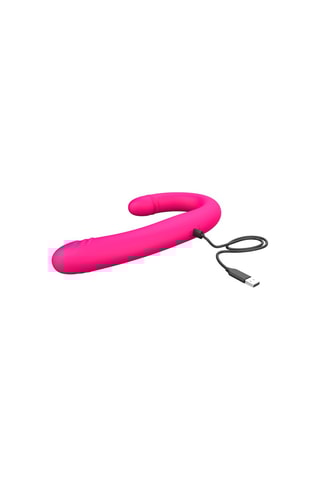 Plug Orgasmic Double Rosa - 45 cm