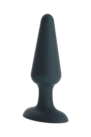 Plug anal vibrant waterproof Best Vibe Plug M - Noir - 13,7 cm