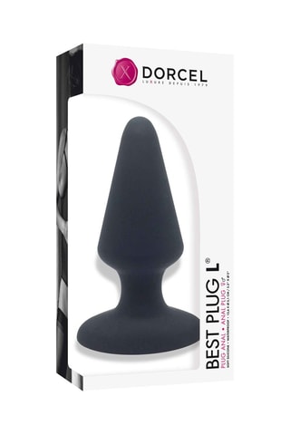 Plug anal Best Plug - L - Waterproof - 9 cm - Noir