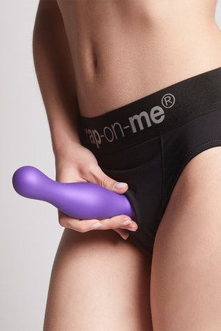 Dildo Plug Curvy Taille XXL -  Violet