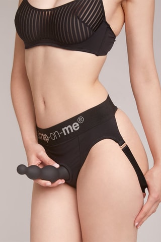 Godemiché waterproof - Taille XXL - Noir - 18 cm