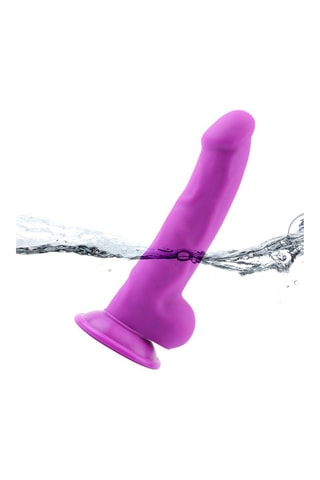 Godemiché ventouse Deluxe Real Curve Purple -Violet - 22 cm