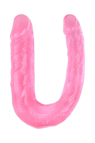 Dildo duplo waterproof Dong Mini - Rosa - 17 cm
