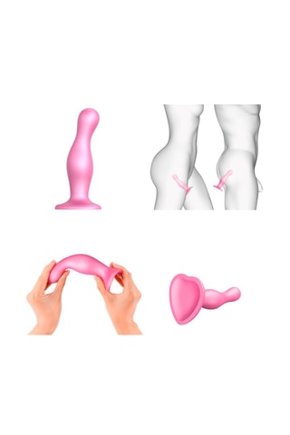 Godemiché waterproof - Taille S - Rose - 14 cm