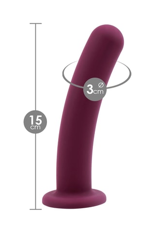 Godemiché waterproof L - Violet -  15 cm