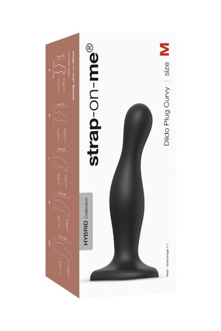 Godemiché waterproof - Taille M - Noir - 15,2 cm