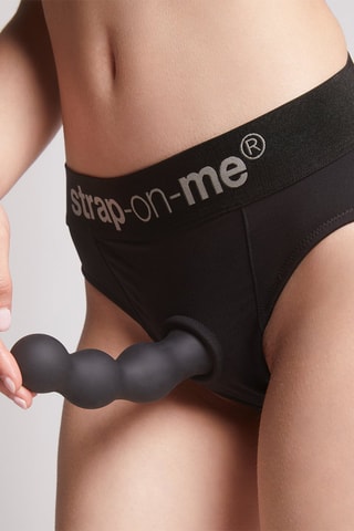 Godemiché waterproof - Taille L - Noir - 16,5 cm