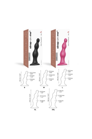 Godemiché waterproof - Taille L - Noir - 16 cm