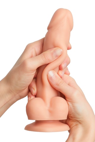 Godemiché - Taille XXL  - Vanille - 20,8 cm