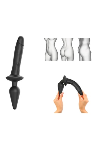 Godemiché waterproof - Taille XXL Noir - 29,2 cm