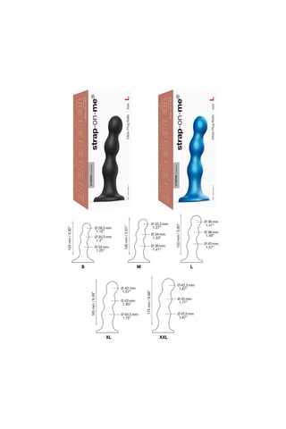 Godemiché waterproof - Taille XXL Bleu - 19 cm