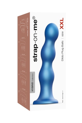 Godemiché waterproof - Taille XXL Bleu - 19 cm