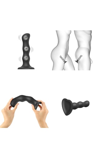 Godemiché Geisha Dildo Noir - 4,2 cm