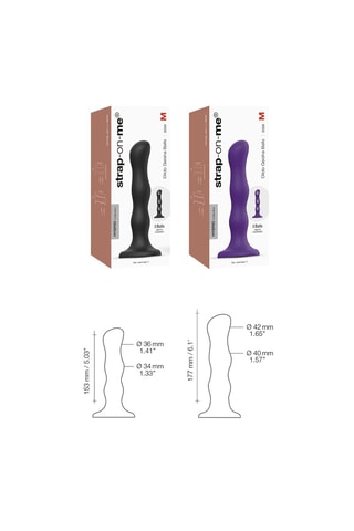 Godemiché Geisha Dildo Violet - 4,2 cm