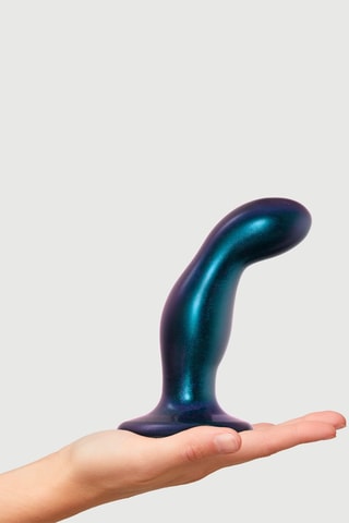 Dildo waterproof - Tamanho M azul - 16,5 cm